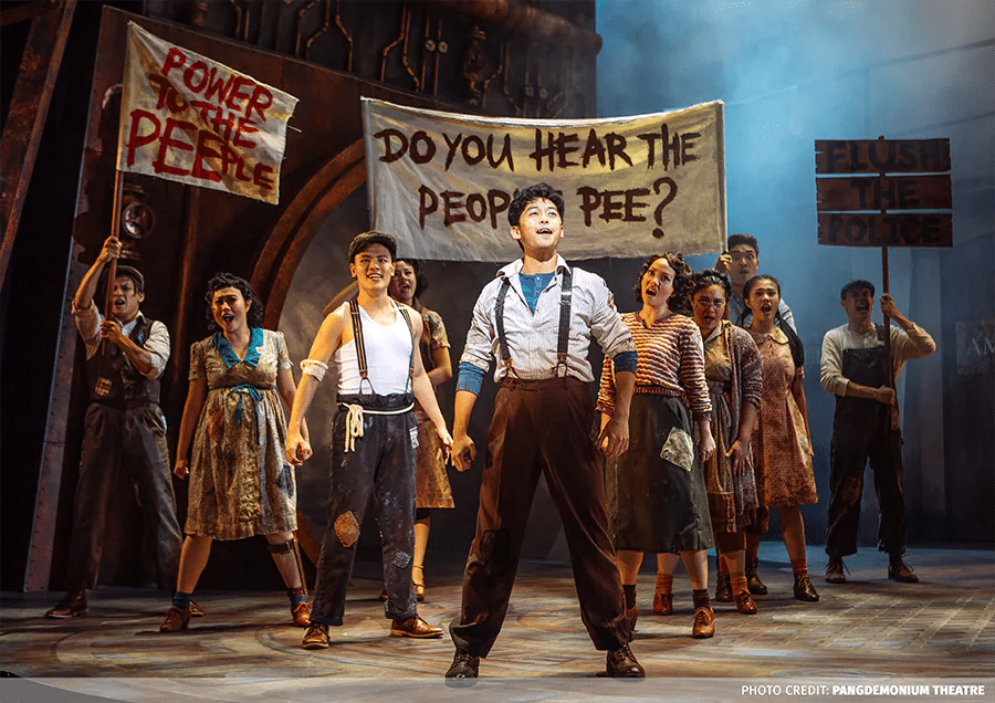 777盛世国际RIVAGEPM10在Urinetown中发挥重要作用